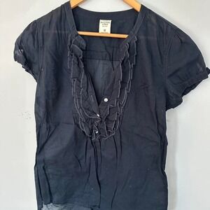 Abercrombie and Fitch Ruffled Blouse